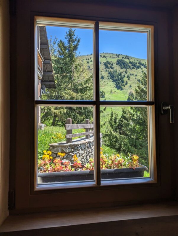 Chalet La Boutame - Villard-Reculas Alpe d’Huez Grand Domaine - Vue sur l'alpage depuis la cuisine